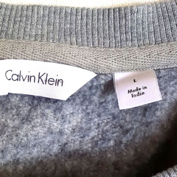 Calvin Klein Sweatshirt Size XL Gray - Picture 3 of 5